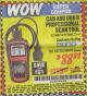 Harbor Freight Coupon CAN AND OBD II PROFESIONAL SCAN TOOL Lot No. 98614/60694/62120 Expired: 5/31/15 - $88.88