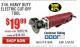 Harbor Freight Coupon 3" HEAVY DUTY ELECTRIC CUT-OFF TOOL Lot No. 61944 Expired: 1/31/16 - $19.99