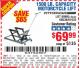 Harbor Freight Coupon 1500 LB. CAPACITY ATV/MOTORCYCLE LIFT Lot No. 2792/69995/60536/61632 Expired: 3/1/16 - $69.99