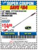 Harbor Freight Coupon 25" Professional Breaker Bar Lot No. 62729 Expired: 1/22/17 - $14.99