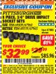 Harbor Freight ITC Coupon 8 PIECE 3/4" DRIVE IMPACT SOCKET SETS Lot No. 69509/67960/67965/69519 Expired: 7/31/17 - $32.99