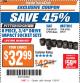 Harbor Freight ITC Coupon 8 PIECE 3/4" DRIVE IMPACT SOCKET SETS Lot No. 69509/67960/67965/69519 Expired: 1/30/18 - $32.99