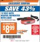 Harbor Freight ITC Coupon 12 VOLT AUTO HEATER/DEFROSTER WITH LIGHT Lot No. 61598/60525/96144 Expired: 12/26/17 - $8.99