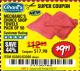 Harbor Freight Coupon MECHANICS CHOICE SHOP TOWELS PACK OF 50 Lot No. 63365/63360 Expired: 9/22/17 - $9.99
