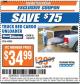 Harbor Freight ITC Coupon TRUCK BED CARGO UNLOADER Lot No. 60800 Expired: 4/4/17 - $34.99
