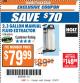 Harbor Freight ITC Coupon 2.3 GAL. MANUAL FLUID EXTRACTOR Lot No. 62643 Expired: 1/23/18 - $79.99