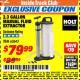 Harbor Freight ITC Coupon 2.3 GAL. MANUAL FLUID EXTRACTOR Lot No. 62643 Expired: 4/30/18 - $79.99