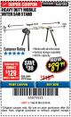 Harbor Freight Coupon CHICAGO ELECTRIC HEAVY DUTY MOBILE MITER SAW STAND Lot No. 63409/62750 Expired: 3/18/18 - $89.99