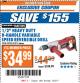 Harbor Freight ITC Coupon 1/2" HEAVY DUTY D-HANDLE VARIABLE SPEED DRILL Lot No. 69453/63114 Expired: 10/3/17 - $34.99