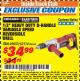 Harbor Freight ITC Coupon 1/2" HEAVY DUTY D-HANDLE VARIABLE SPEED DRILL Lot No. 69453/63114 Expired: 10/31/17 - $34.99