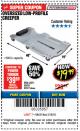 Harbor Freight Coupon LOW-PROFILE CREEPER Lot No. 63424/63371/63372 Expired: 3/18/18 - $19.99