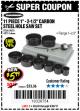 Harbor Freight Coupon 11 PIECE 1"-2-1/2" CARBON STEEL HOLE SAW SET Lot No. 69070, 68114 Expired: 6/30/17 - $5.99