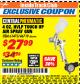 Harbor Freight ITC Coupon 4 OZ. HVLP TOUCH UP AIR SPRAY GUN Lot No. 46719/61473 Expired: 4/30/18 - $27.99