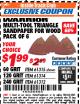 Harbor Freight ITC Coupon 6 PIECE MULTI-TOOL TRIANGLE SANDPAPER FOR WOOD Lot No. 61312/61314/61315 Expired: 4/30/18 - $1.99