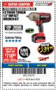 Harbor Freight Coupon EARTHQUAKE XT 20 VOLT CORDLESS EXTREME TORQUE 1/2" IMPACT WRENCH KIT Lot No. 63852/63537/64195 Expired: 3/18/18 - $239.99