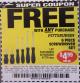 Harbor Freight FREE Coupon 6 PIECE SCREWDRIVER SET Lot No. 62570 Expired: 12/31/16 - FWP