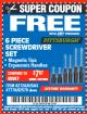 Harbor Freight FREE Coupon 6 PIECE SCREWDRIVER SET Lot No. 62570 Expired: 7/9/18 - FWP