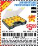 Harbor Freight Coupon 20 BIN PORTABLE PARTS STORAGE CASE Lot No. 62778/93928 Expired: 5/23/15 - $5.99