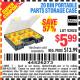 Harbor Freight Coupon 20 BIN PORTABLE PARTS STORAGE CASE Lot No. 62778/93928 Expired: 7/25/15 - $5.99
