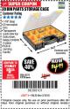 Harbor Freight Coupon 20 BIN PORTABLE PARTS STORAGE CASE Lot No. 62778/93928 Expired: 3/18/18 - $4.99