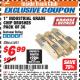 Harbor Freight ITC Coupon 1" INDUSTRIAL GRADE CHIP BRUSHES PACK OF 36 Lot No. 61491 Expired: 12/31/17 - $6.99