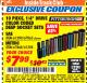 Harbor Freight ITC Coupon 10 PIECE 1/4" DRIVE COLOR CODED DEEP SOCKET SETS Lot No. 67865/61290/61298/67868 Expired: 3/31/18 - $7.99