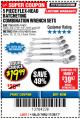 Harbor Freight Coupon 5 PIECE FLEX-HEAD RATCHETING COMBINATION WRENCH  Lot No. 60591/60592 Expired: 11/30/17 - $19.99