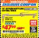 Harbor Freight ITC Coupon 18" OXYGEN ACETYLENE CUTTING TORCH  Lot No. 63329/96290 Expired: 4/30/18 - $47.99