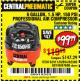 Harbor Freight Coupon 1.5 HP, 6 GALLON, 150 PSI PROFESSIONAL AIR COMPRESSOR Lot No. 62894/67696/62380/62511/68149 Expired: 12/8/17 - $99.99