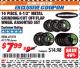Harbor Freight ITC Coupon 10 PIECE, 4-1/2" METAL GRINDING/CUT-OO/FLAP WHEEL ASSORTED SET Lot No. 47572/61178 Expired: 9/30/17 - $7.99