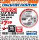 Harbor Freight ITC Coupon 7-1/4", 60 TOOTH ULTRA FINISH SAW BLADE Lot No. 62739 Expired: 12/31/17 - $7.99