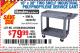 Harbor Freight Coupon 16" x 30" TWO SHELF INDUSTRIAL POLYPROPYLENE SERVICE CART Lot No. 61930/92865/69443 Expired: 7/20/15 - $79.99