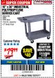 Harbor Freight Coupon 16" x 30" TWO SHELF INDUSTRIAL POLYPROPYLENE SERVICE CART Lot No. 61930/92865/69443 Expired: 12/31/17 - $79.99
