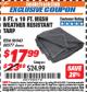 Harbor Freight ITC Coupon 8 FT. X 10 FT. MESH WEATHER RESISTANT TARP Lot No. 96943/60577 Expired: 9/30/17 - $17.99