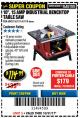 Harbor Freight Coupon 10", 15 AMP BENCHTOP TABLE SAW Lot No. 45804/63117/64459/63118 Expired: 10/31/17 - $114.99