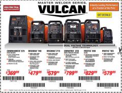 Harbor Freight Coupon VULCAN OMNIPRO 220 MULTIPROCESS WELDER WITH 120/240 VOLT INPUT Lot No. 63621/80678 Expired: 1/31/18 - $799.99