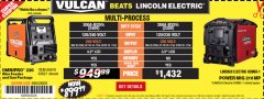 Harbor Freight Coupon VULCAN OMNIPRO 220 MULTIPROCESS WELDER WITH 120/240 VOLT INPUT Lot No. 63621/80678 Expired: 3/31/19 - $899.99