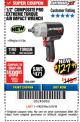 Harbor Freight Coupon 1/2" COMPOSITE PRO EXTREME TORQUE AIR IMPACT WRENCH Lot No. 62891 Expired: 3/18/18 - $127.99