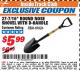 Harbor Freight ITC Coupon 27-7/16" ROUND NOSE SHOVEL WITH D-HANDLE Lot No. 64922/69826 Expired: 10/31/17 - $5.99