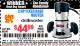 Harbor Freight Coupon 2 HP FIXED BASE ROUTER Lot No. 68341 Expired: 4/4/15 - $44.99