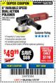 Harbor Freight Coupon BAUER 6" VARIABLE SPEED DUAL ACTION POLISHER Lot No. 69924/62862/64528/64529 Expired: 1/21/18 - $49.99