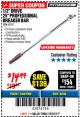 Harbor Freight Coupon 1/2" DRIVE 25" PROFESSIONAL BREAKER BAR Lot No. 62729 Expired: 12/31/17 - $14.99