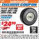 Harbor Freight ITC Coupon 10-5/8" FLAT-FREE HEAVY DUTY TIRE WITH STEEL HUB Lot No. 61573 Expired: 11/30/17 - $24.99