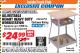 Harbor Freight ITC Coupon ADJUSTABLE HEIGHT HEAVY DUTY WORKSTATION Lot No. 46725 Expired: 11/30/17 - $24.99
