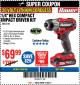 Harbor Freight Coupon BAUER 1/4" HEX COMPACT IMPACT DRIVER KIT Lot No. 63528/64755 Expired: 11/26/17 - $69.99