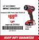 Harbor Freight Coupon BAUER 1/4" HEX COMPACT IMPACT DRIVER KIT Lot No. 63528/64755 Expired: 12/31/17 - $69.99