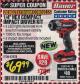 Harbor Freight Coupon BAUER 1/4" HEX COMPACT IMPACT DRIVER KIT Lot No. 63528/64755 Expired: 2/28/18 - $69.99