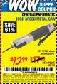 Harbor Freight Coupon HIGH SPEED METAL SAW Lot No. 60568/62541/91753 Expired: 9/29/15 - $12.99