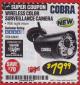 Harbor Freight Coupon WIRELESS COLOR SURVEILLANCE CAMERA Lot No. 63843 Expired: 3/31/18 - $79.99