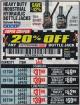 Harbor Freight Coupon 20PCT OFF ANY PITTSBURGH BOTTLE JACK Lot No. 66480/69476/66482/69478/66569/69481/66481/69483 Expired: 2/28/18 - $20